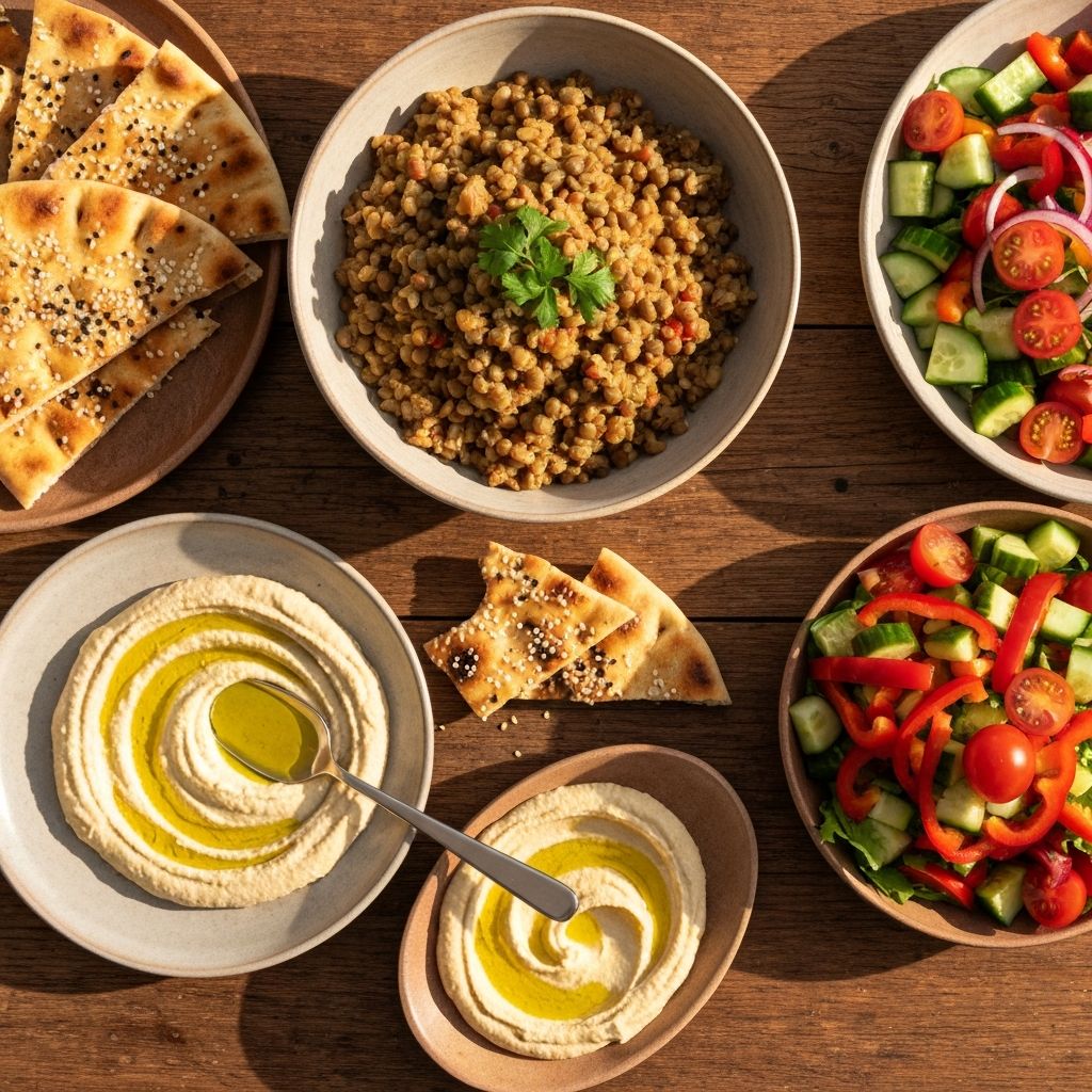 Mediterranes Ofengemüse mit Kichererbsen
